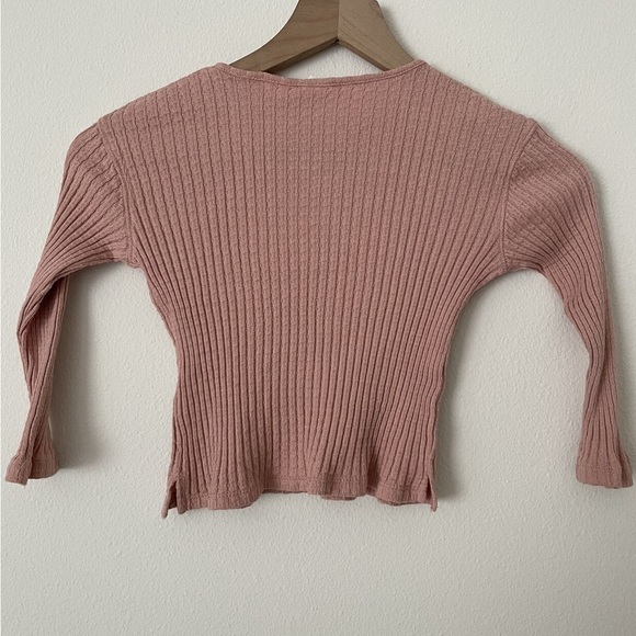 Zara Ribbed Long Sleeve Tee Size 18-24m - Picture 4 of 4